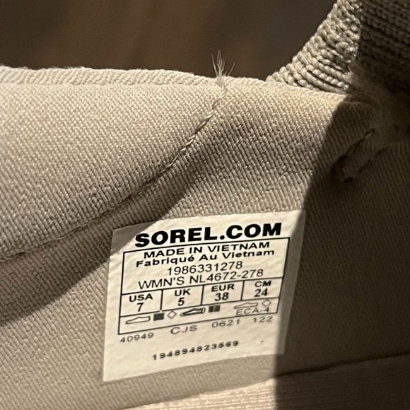 Sz 7 Sorel Women's Explorer Blitz Stride Shoes - Picture 9 of 10